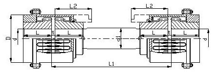 JSJ型接中間軸型聯(lián)軸器