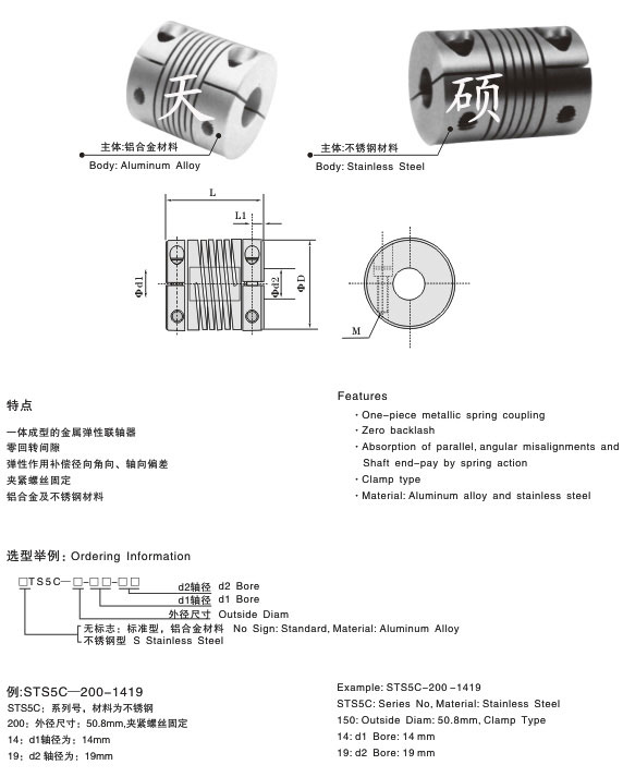 夾緊螺紋線聯(lián)軸器