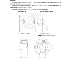 GC-B滾柱式單向離合器