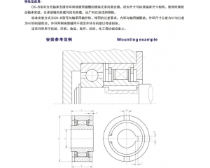 CK-B楔塊式單向離合器