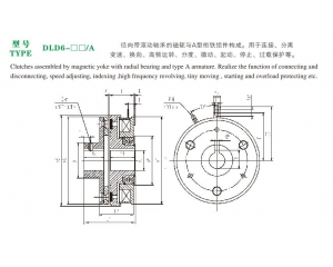 DLD6/A 單片電磁離合器